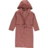 MUNFORD Red/brown Plaid Lounge Robe