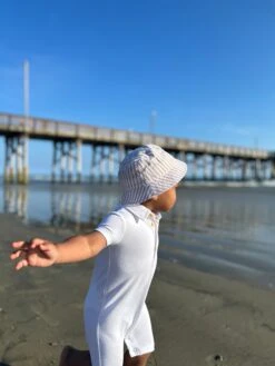 FISHERMAN Beige Plaid Woven Hat -Me & Henry HB804D 7HB1233F 3