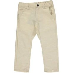 ANTONY Beige Soft Cotton Pants