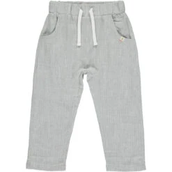 BOSUN Grey Stripe Gauze Pants