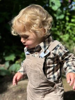 HARRISON Beige Cord Overalls 7 HARRISON Beige Cord Overalls -Me & Henry HB915E HB1183A 1