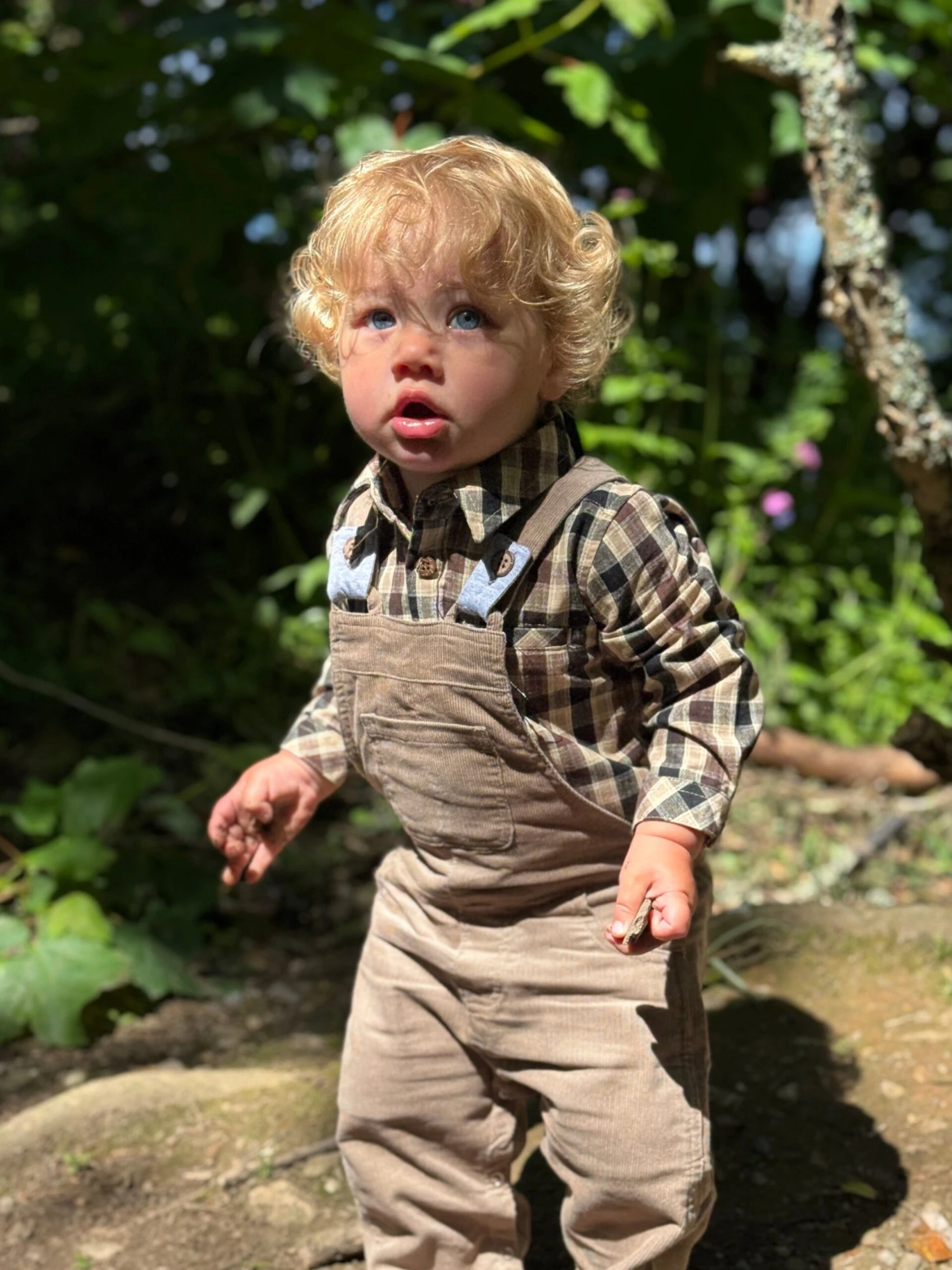 HARRISON Beige Cord Overalls 2 HARRISON Beige Cord Overalls - Image 2