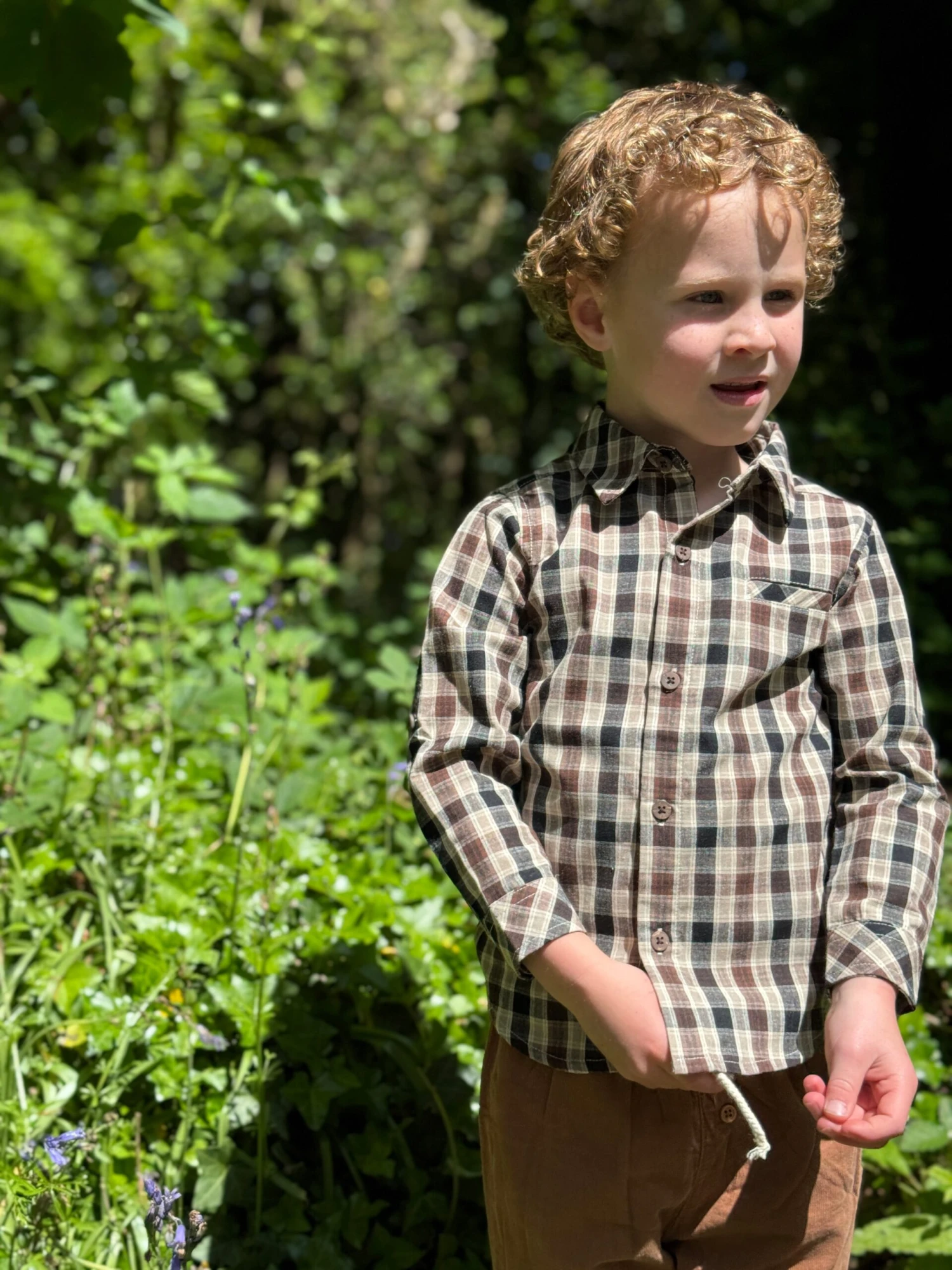 ATWOOD Brown/Black Plaid Shirt 2 ATWOOD Brown/Black Plaid Shirt - Image 2
