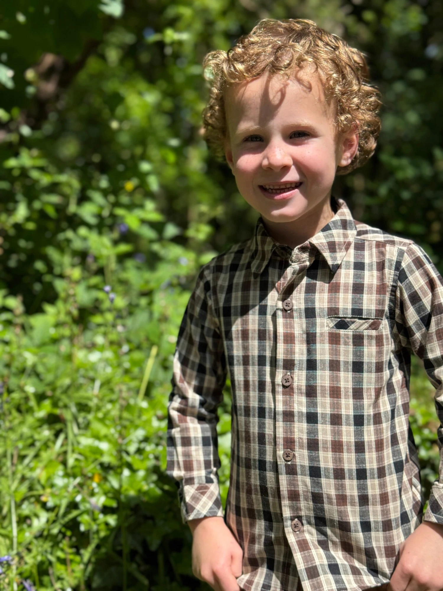 ATWOOD Brown/Black Plaid Shirt 4 ATWOOD Brown/Black Plaid Shirt - Image 4