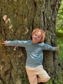 ALCOA Blue Striped Tee -Me & Henry HB931D HB1340A 1