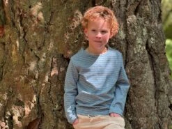 ALCOA Blue Striped Tee -Me & Henry HB931D HB1340A 5