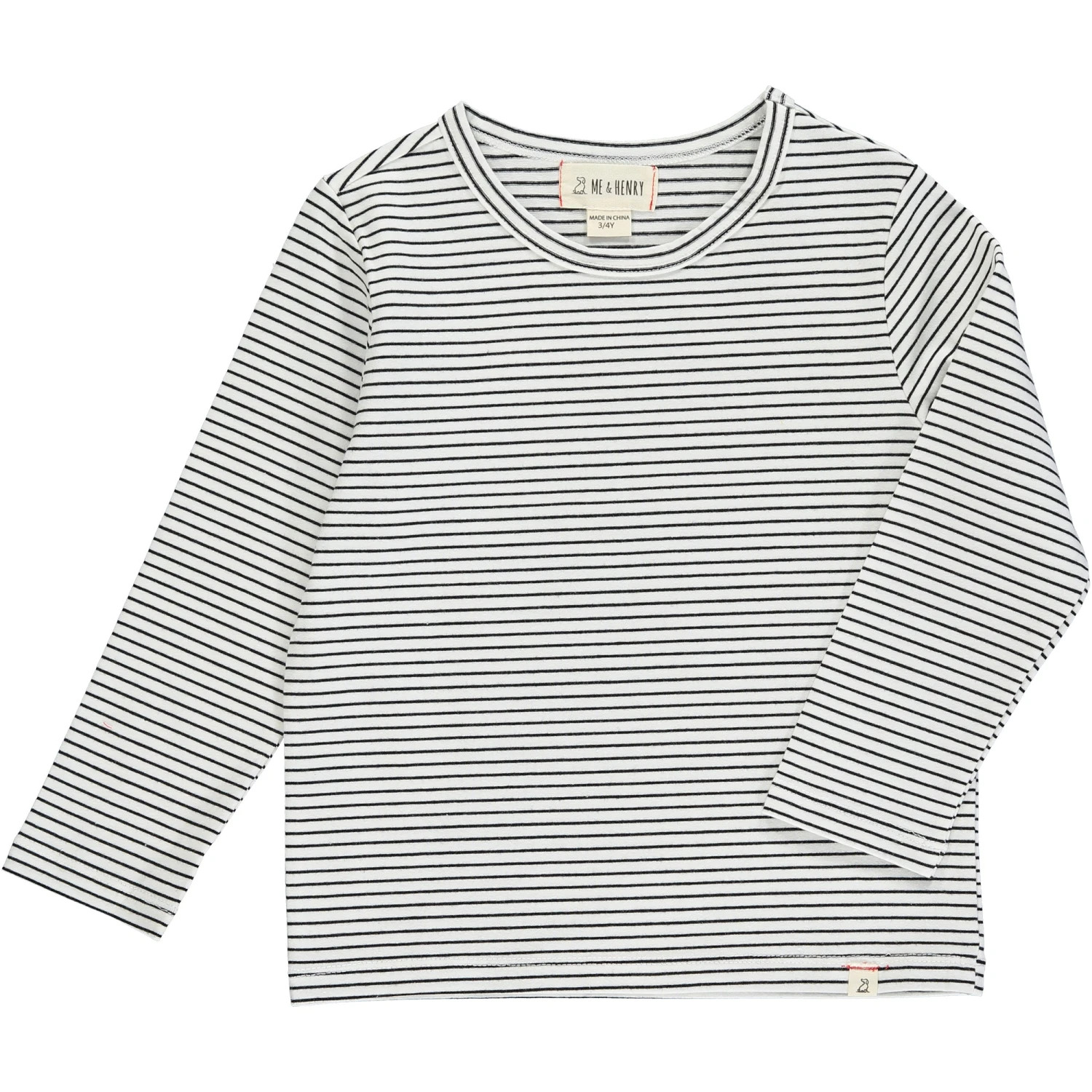 ALCOA White With Black Stripes Tee 1 ALCOA White With Black Stripes Tee