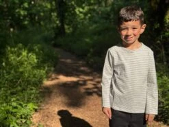 ALCOA White With Black Stripes Tee 7 ALCOA White With Black Stripes Tee -Me & Henry HB931E 2