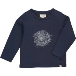 WALHALLA Navy WIth Spider Web Print