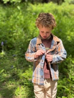 LUMBERJACK Blue/Tan PlaidShirt -Me & Henry HB938C HB1340A HB956C 2