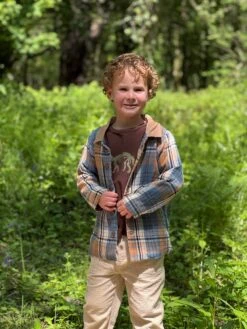 LUMBERJACK Blue/Tan PlaidShirt -Me & Henry HB938C HB1340A HB956C 5