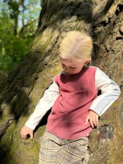 CHAPIN Burgundy With Stripe Tee -Me & Henry HB939B HB1336A 3