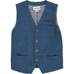 CLEMSON Blue Cotton Vest