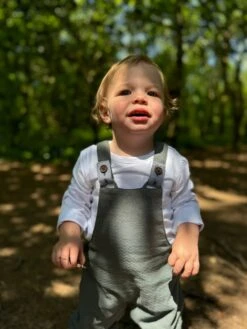 PACOLET Teal Woven Overalls -Me & Henry HB976E HB1300F 1