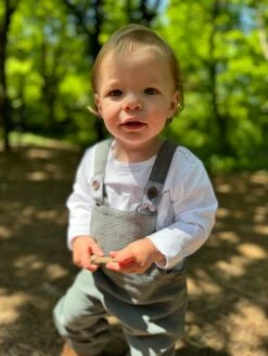 PACOLET Teal Woven Overalls -Me & Henry HB976E HB1300F 2