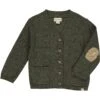 DUNCAN Green Cotton Cardigan