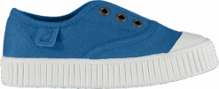 MONTAUK Blue Canvas Plimsolls -Me & Henry HBS005B Front 1