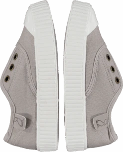 MONTAUK Grey Canvas Plimsolls 7 MONTAUK Grey Canvas Plimsolls -Me & Henry HBS005B Front 4