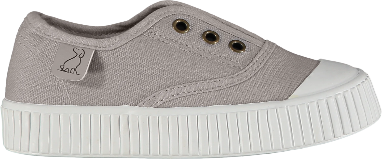 MONTAUK Grey Canvas Plimsolls 4 MONTAUK Grey Canvas Plimsolls - Image 4