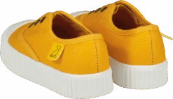 MONTAUK Yellow Canvas Plimsolls 9 MONTAUK Yellow Canvas Plimsolls -Me & Henry HBS005E Front 3