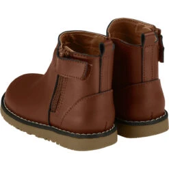 SLOANE Brown Leather Chelsea Boots -Me & Henry HBS011A Back