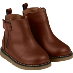 SLOANE Brown Leather Chelsea Boots