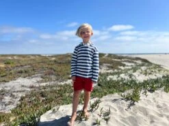 SEABERRY Navy/Cream Hooded Top -Me & Henry IMG 2312