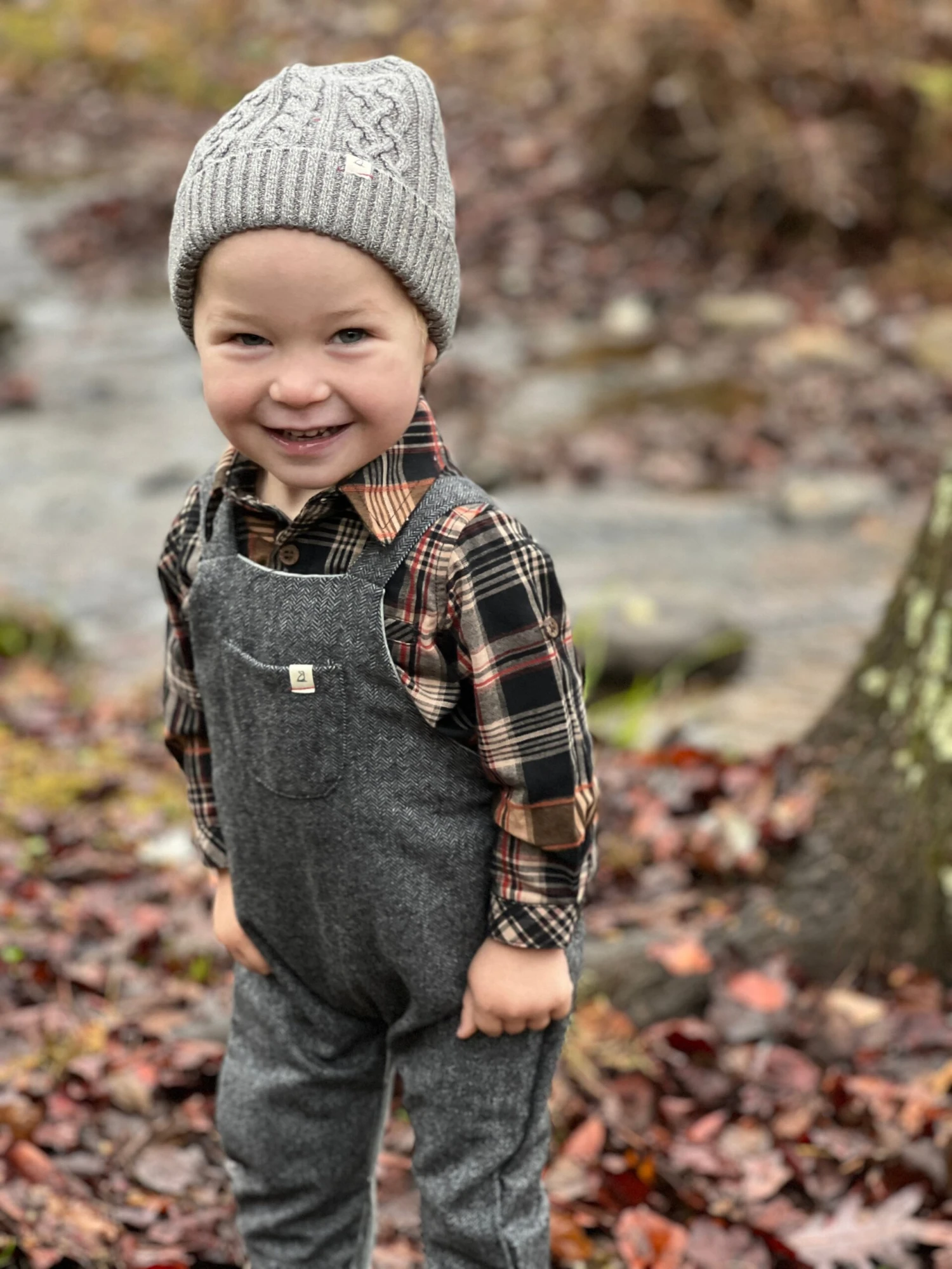 ARCADIA Grey Beanie Hat 2 ARCADIA Grey Beanie Hat - Image 2