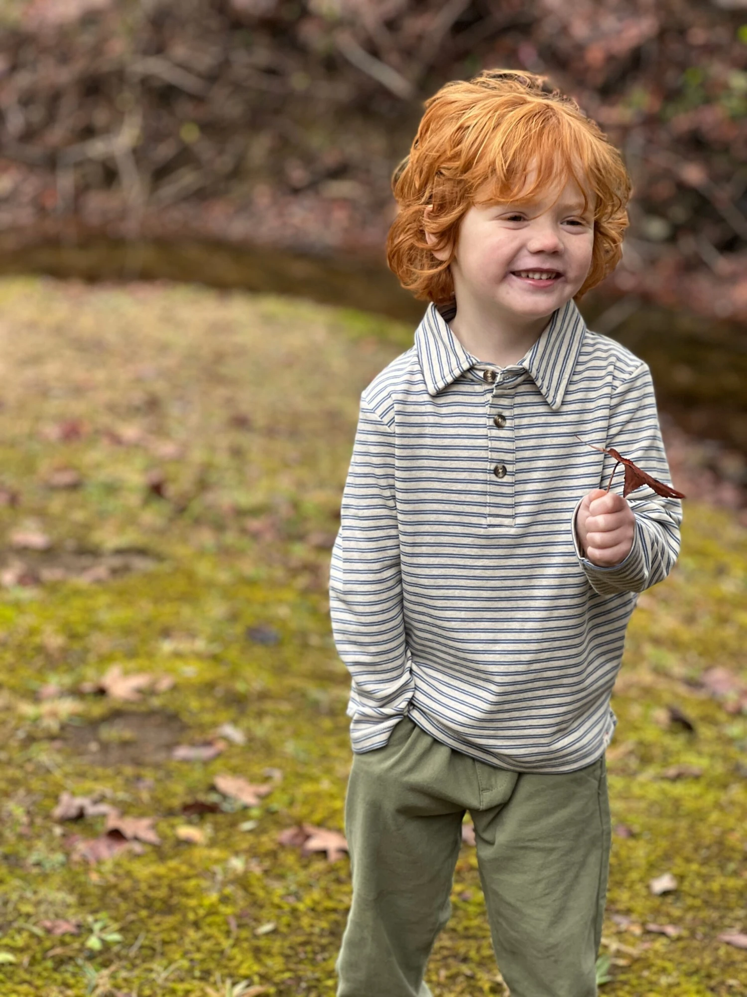 MIDWAY Double Navy Stripe Polo 2 MIDWAY Double Navy Stripe Polo - Image 2