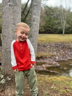 LUGOFF Pumpkin Raglan Tee -Me & Henry IMG 3949