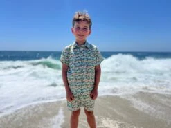 MAUI Blue Islands Printed Shirt -Me & Henry IMG 40932