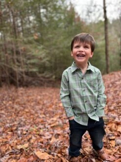 ATWOOD Sage Plaid Woven Shirt -Me & Henry IMG 4290