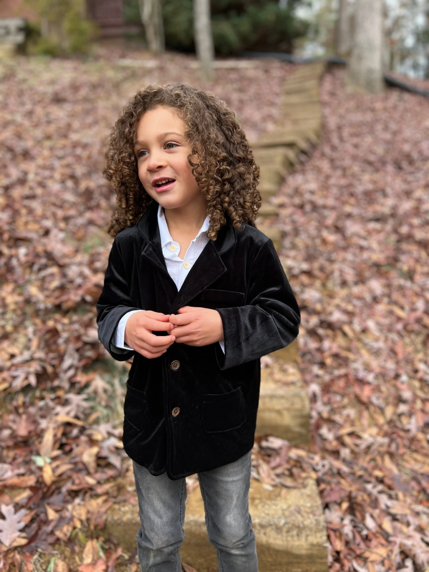 RUPERT Black Velvet Jacket 2 RUPERT Black Velvet Jacket - Image 2