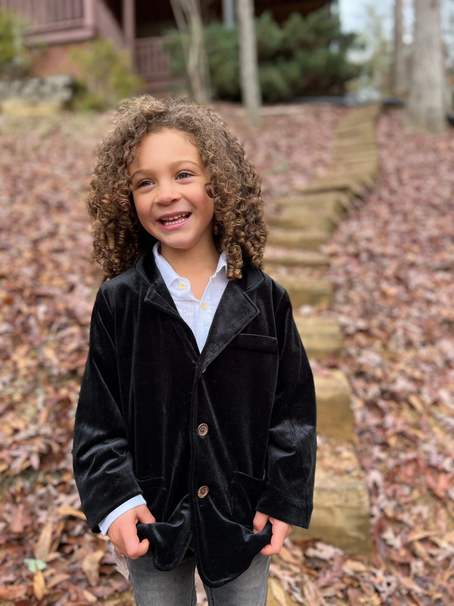 RUPERT Black Velvet Jacket 3 RUPERT Black Velvet Jacket - Image 3