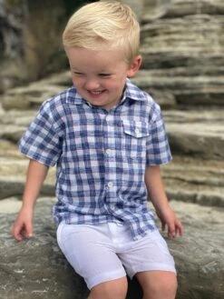 CREW White Gauze Shorts 5 CREW White Gauze Shorts -Me & Henry IMG 48502 3b33bcdf 4e2b 4b01 ba8e 8a660115e02e