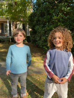 ALCOA Blue Striped Tee -Me & Henry IMG 5388