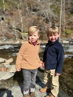 Beige MACCHU Sherpa Zip Up -Me & Henry IMG 5516