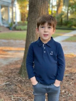 SPENCER Navy Spencer Polo -Me & Henry IMG 5919