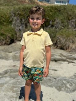 WATERGATE Terry Towelling Lemon Polo -Me & Henry IMG 6059