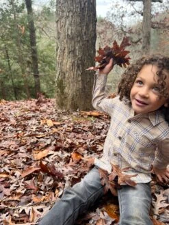 ATWOOD Tan Plaid Woven Shirt 5 ATWOOD Tan Plaid Woven Shirt -Me & Henry IMG 6484