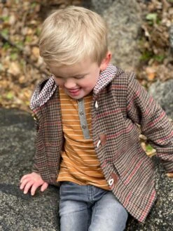 Tweed Duffle Jacket -Me & Henry IMG 7101