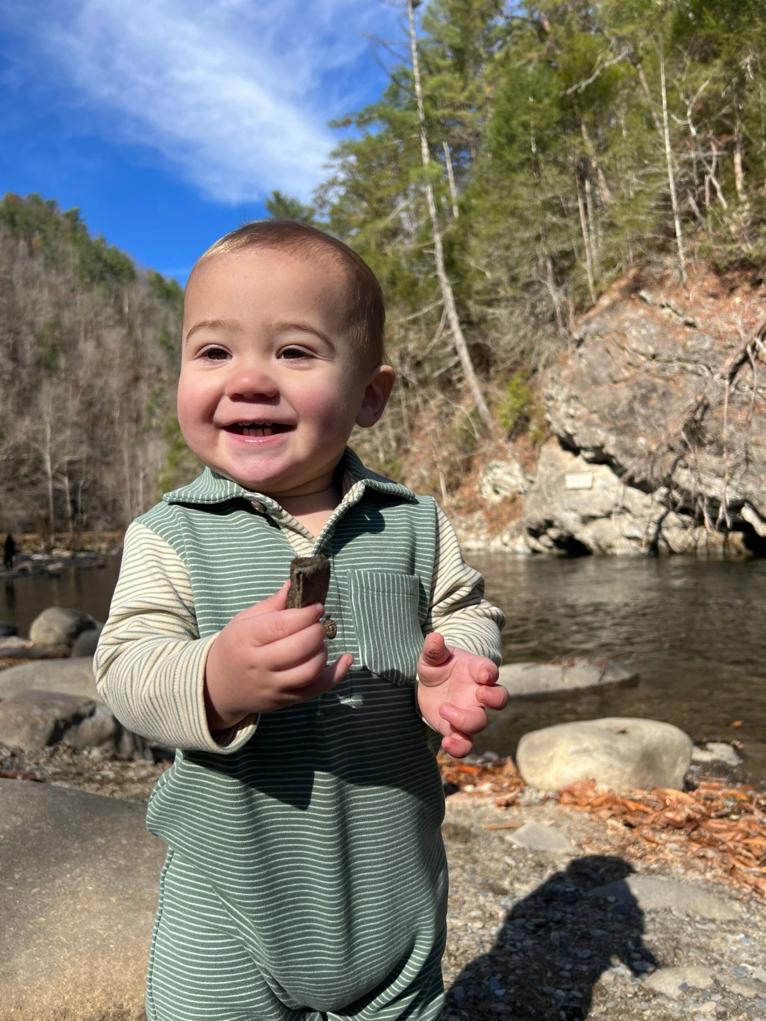 ARLINGTON Green/Sage Arms Cosy Polo Romper 2 ARLINGTON Green/Sage Arms Cosy Polo Romper - Image 2