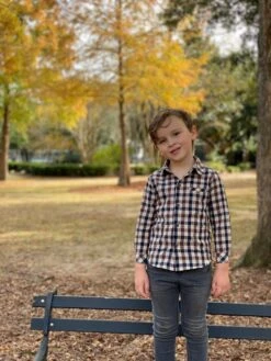 ATWOOD Brown/Black Plaid Shirt 11 ATWOOD Brown/Black Plaid Shirt -Me & Henry IMG 8395