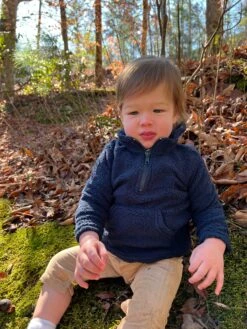 PICCHU Navy Baby Sherpa 5 PICCHU Navy Baby Sherpa -Me & Henry IMG 8584