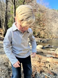 MIDWAY Double Navy Stripe Polo 5 MIDWAY Double Navy Stripe Polo -Me & Henry IMG 8796