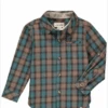 Brown/blue Plaid Shirt