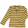 Mustard Striped Rib Tee