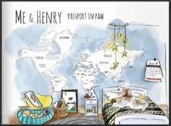Me & Henry 'Passport In Paw' Book