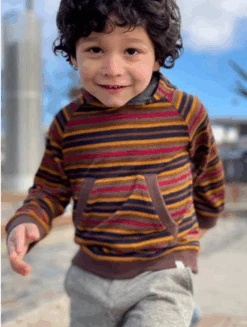 OAKDALE Mustard Stripe Hooded Top -Me & Henry Screenshot2020 10 10at17.23.15