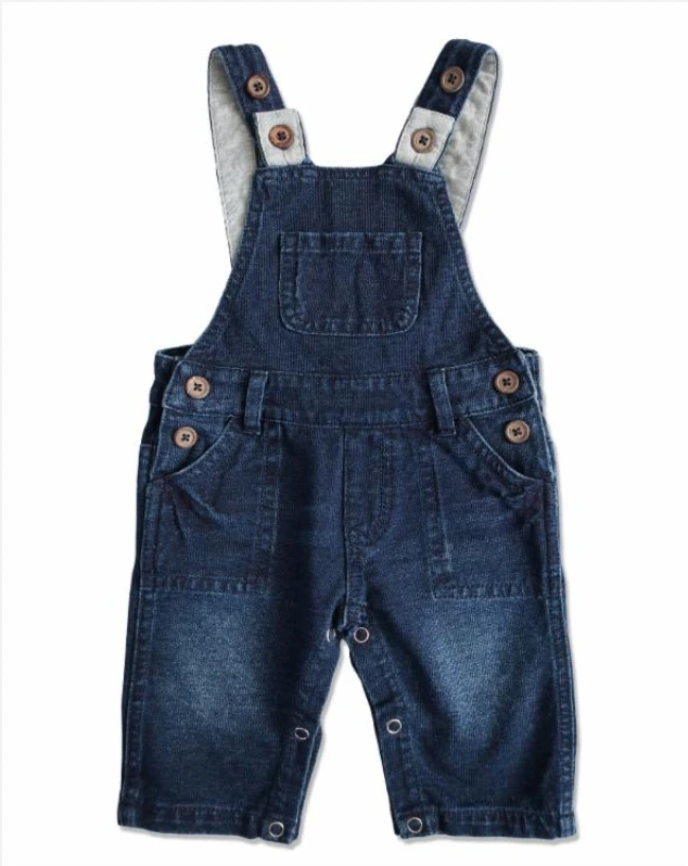 GLEASON Indigo Jersey Overalls 1 GLEASON Indigo Jersey Overalls